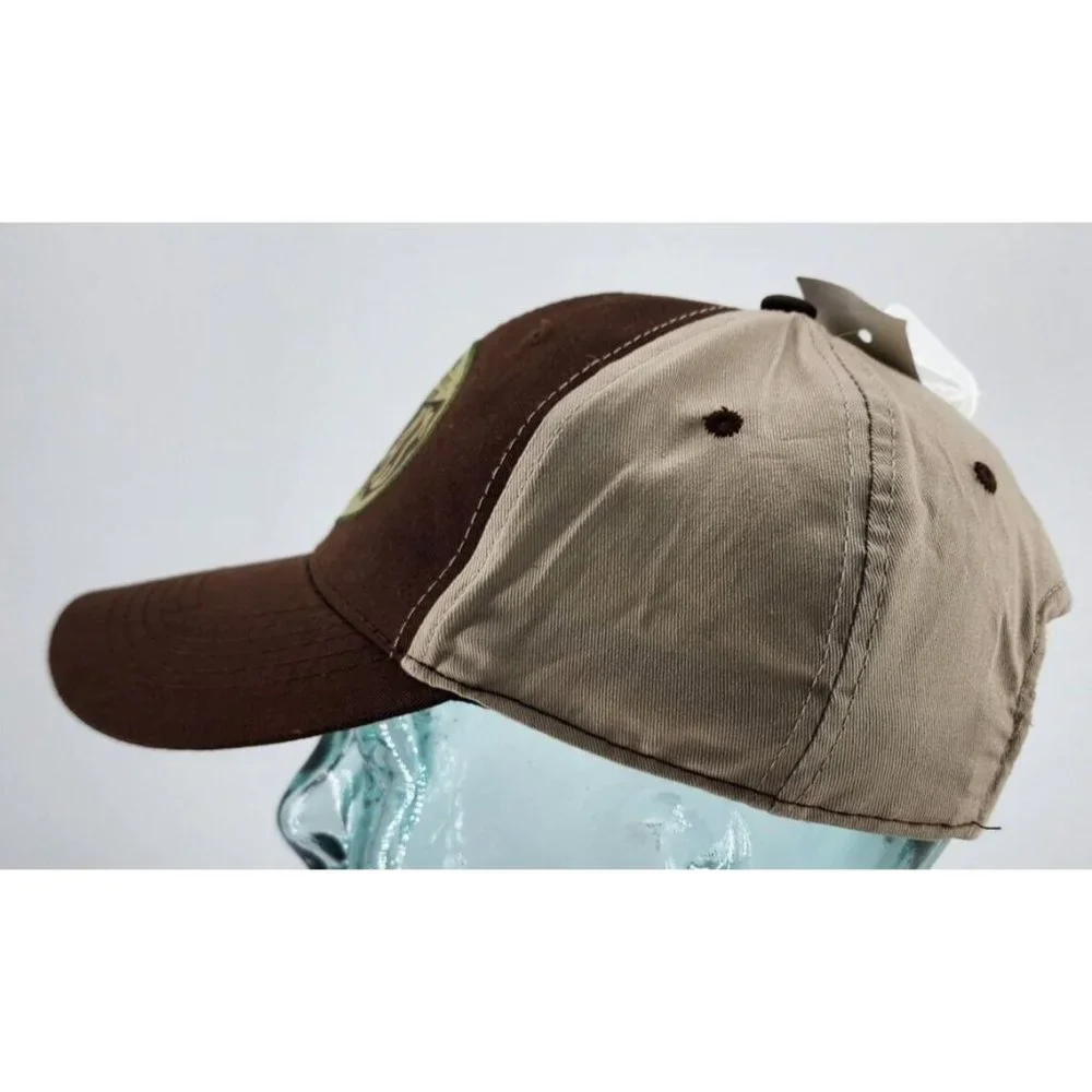 NEW Cabela’s EST 1961 Logo Brown / Tan Snapback Adjustable‎ Baseball Cap OSFM